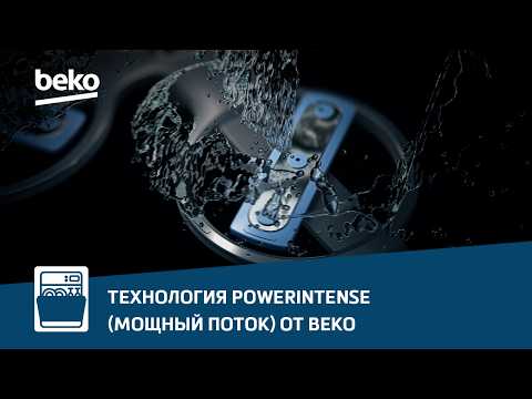 PowerIntense technology in Beko dishwashers