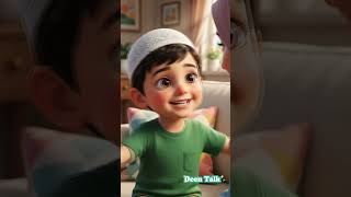 Teach Kids to Say Salam 🤝 | Islamic Manners for Children #shorts