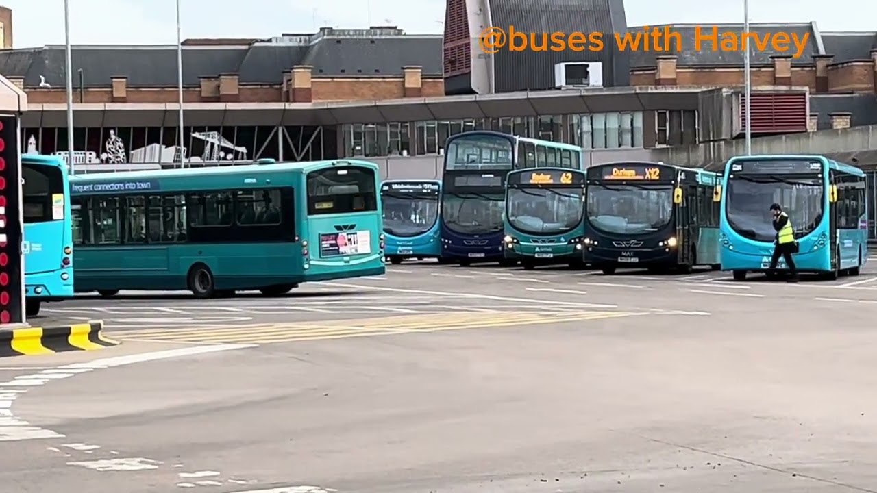 Buses at Middlesbrough bus station