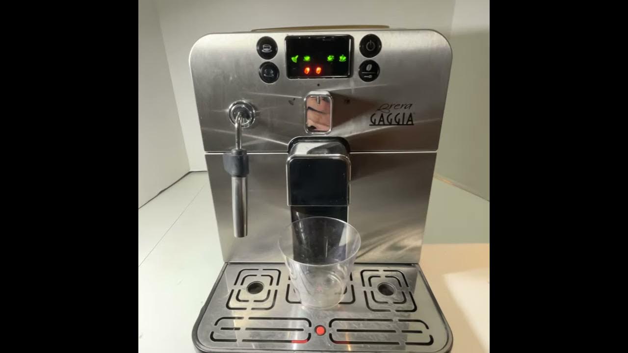 Gaggia Brera C.P.U. Replacement YouTube