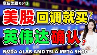 股票|美股|美股分析| 美股回调就买，英伟达确认？#NVDA#ALAB #AMD#TSLA #META #SHOP