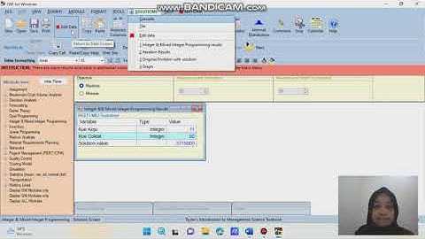 Modul Integer Programming (SOAL UTS 4)