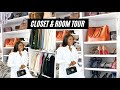 SMALL LUXURY CLOSET & BEDROOM TOUR 2020 | CLOSET ORGANISATION  | + LILY SILK