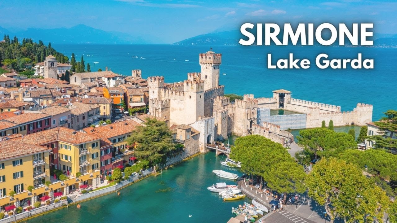Сирмионе на озере Гарда, Италия 🇮🇹 🍦 Не ожидала, что будет так красиво 😍 Пешеходная экскурсия 4K
