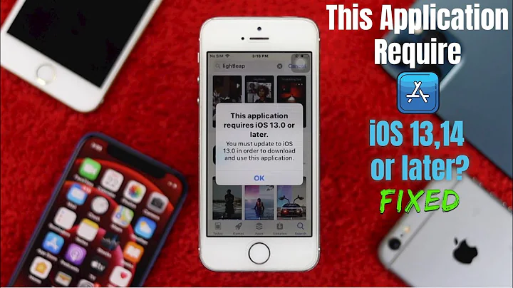 How to Fixed: This Application Requires 13.0 or 14.0 Later!