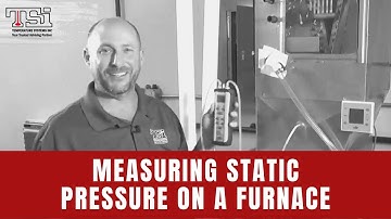 Measure Static Pressure on Furnace