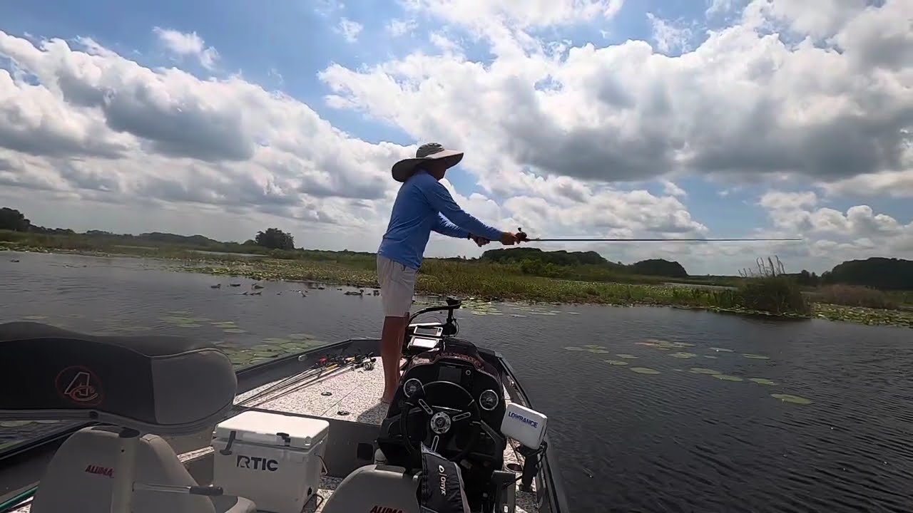 When it gets hot in Florida so does the Bass Fishing