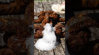 Rusty Chain Restoration ⚙️✨ | Satisfying Cleaning ASMR in Macro 4K #Shorts
