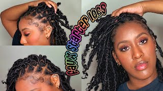 FAUX STARTER LOCS | FOR MY GIRLIES WITH COMMITMENT ISSUES