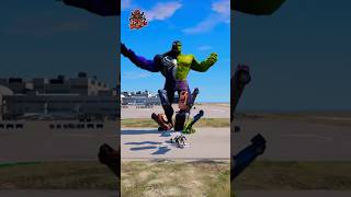 GTA 5 Hulk vs venom superhero challenge who is powerful?#akgamesauto #gta5shorts #gta5funny #gta5