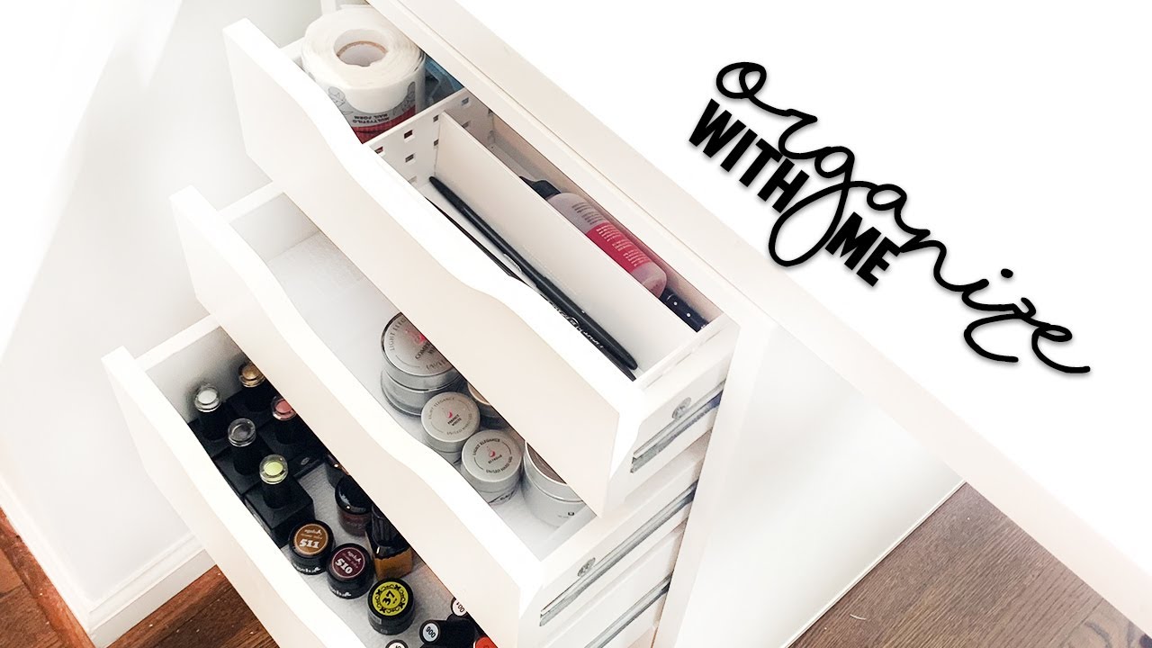 ORGANIZING MY MAIN DRAWERS FOR NAILS - YouTube