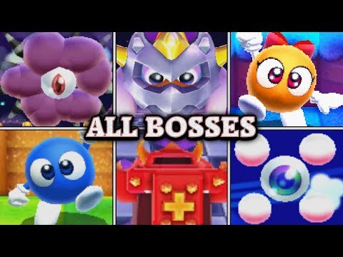 Kirbyu0027s Blowout Blast - All Boss Fights (No Damage)