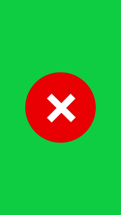 Tick Mark Check Mark Chroma key effect Green screen animation #greenscreen #tick #chromakey #cross