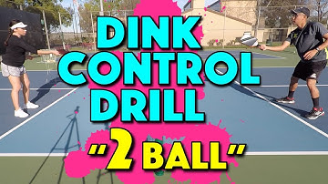 "2 Ball" Dink Control Drill | Pickleball