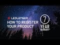 Ledlenser product register instruction  7 years warranty  light  led  malaysia