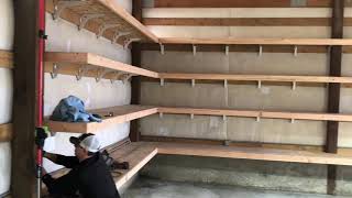 Paul Akers discusses building shelving in his garage using FastCap