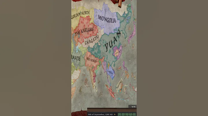 CK3 All Under Heaven Timelapse