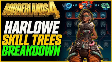 HARLOWE FULL REVEAL (Skill Tree, Action Skills, Trait) // Borderlands 4 Harlowe Overview