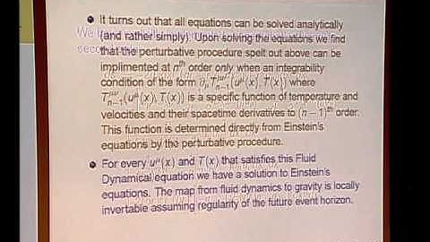 Shiraz Minwalla - 2010 ICTP Prize and lecture: Fluid Dynamics from Gravity - 4