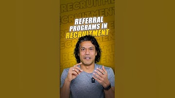 Referral Programs in Recruitment 📣📃 | Sidd Ahmed