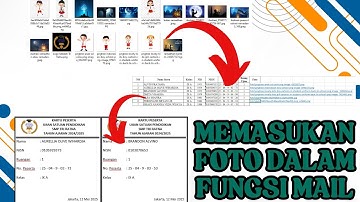 Membuat Kartu Ujian Siswa | Fungsi Mail Merge | memasukan foto pada fungsi Mail Merge