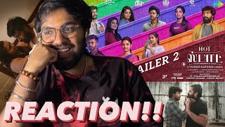 Hotspot Trailer 1 \& 2 | REACTION | Kalaiyarasan, Sandy, Adithya, Ammu Abhirami,Gouri Kishan| Vignesh