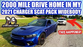 2000 MILE DRIVE HOME IN 2021 DODGE SCAT PACK WIDEBODY AND WHY THE COPS STOPPED ME