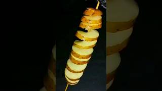 Potato Spiral Snacks Recipe/How To Make Potato Spiral/Aalu Ka Spiral Kaise Banate Hain/Asmr Snacks