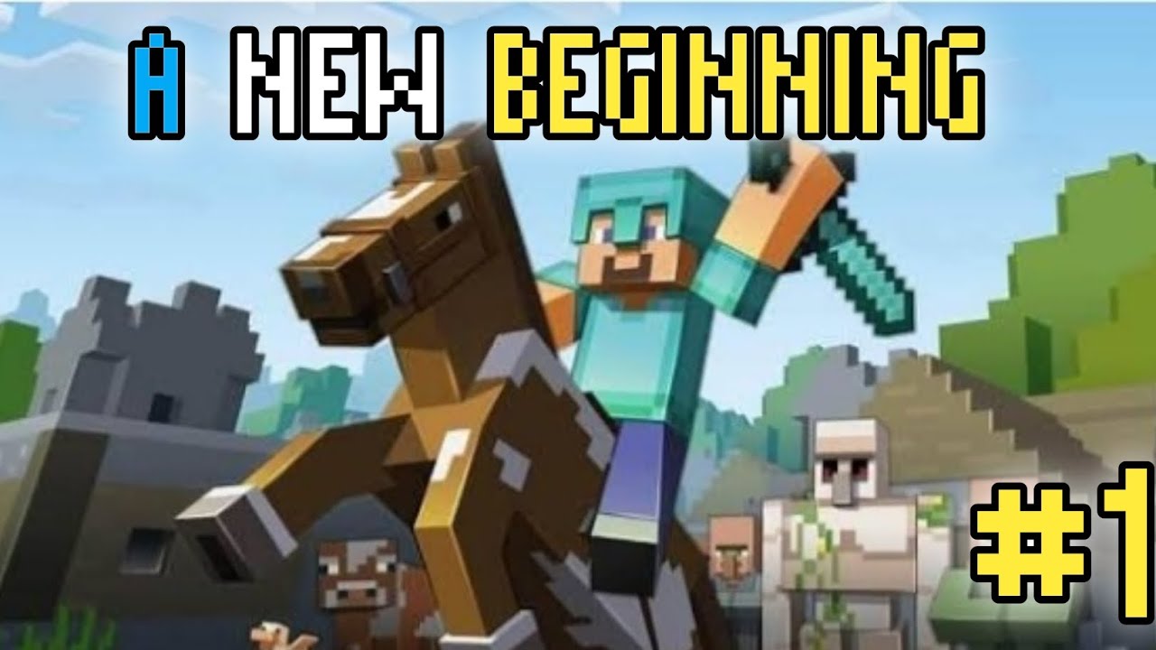 A NEW BEGINNING IN MINECRAFT || SURVIVAL SERIES # 1 || GAMEPLAY - YouTube