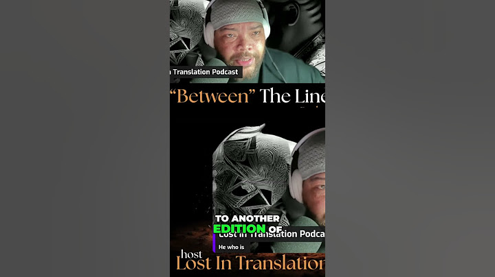 Lost in Translation's Wild Podcast: Black Man Unfiltered!