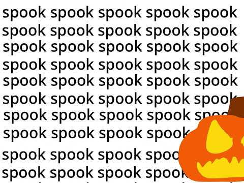 spooky month