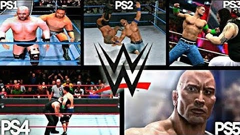EVOLUTION OF WWE GRAPHICS (1994-2022) PS1 VS PS2 VS PS3 VS PS4 VS PS5