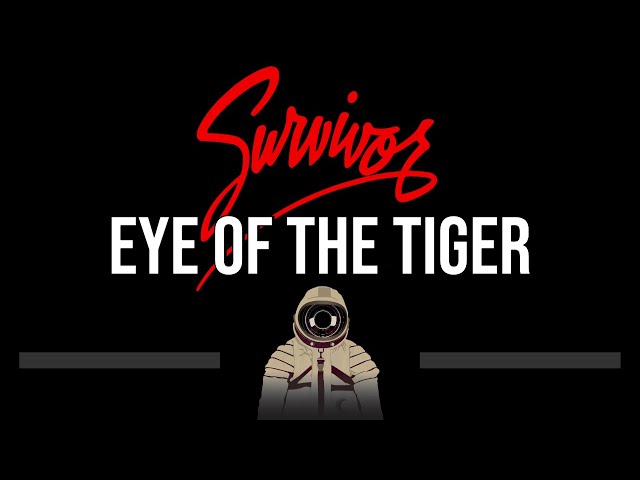 Survivor • Eye Of The Tiger (CC) 🎤 [Karaoke] [Instrumental] class=