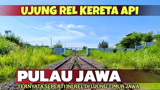 Download Lagu RELNYA DIPAGAR, Keretanya Lewat Mana? Suasana di Ujung Rel Kereta Api di Pulau Jawa - Banyuwangi MP3