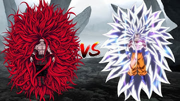Who is Stronger Goku Vs AF  Evil Goku all Forms to Infinity