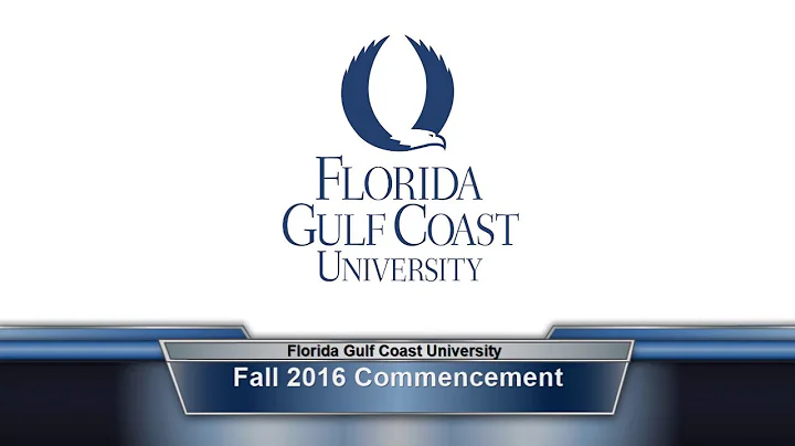 2016 FGCU - Fall Commencement  1 PM