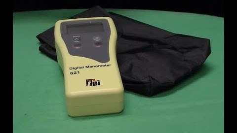 TPI 621 Dual Input Differential Manometer: Overview