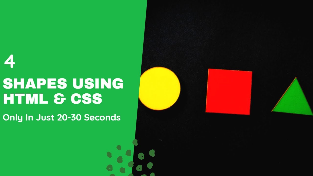 Rectangle , Square , Circle & Oval || 4 Shapes In Less Than 20 Sec ...