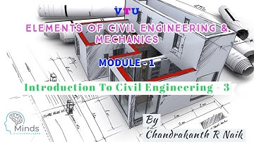 Introduction to Elements Of Civil Engineering - 3, # VTU, 1st Year, Civil Engineering