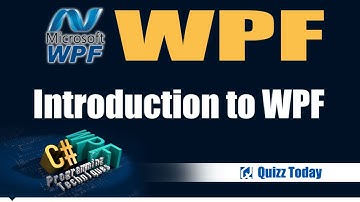 01 Introduction to WPF
