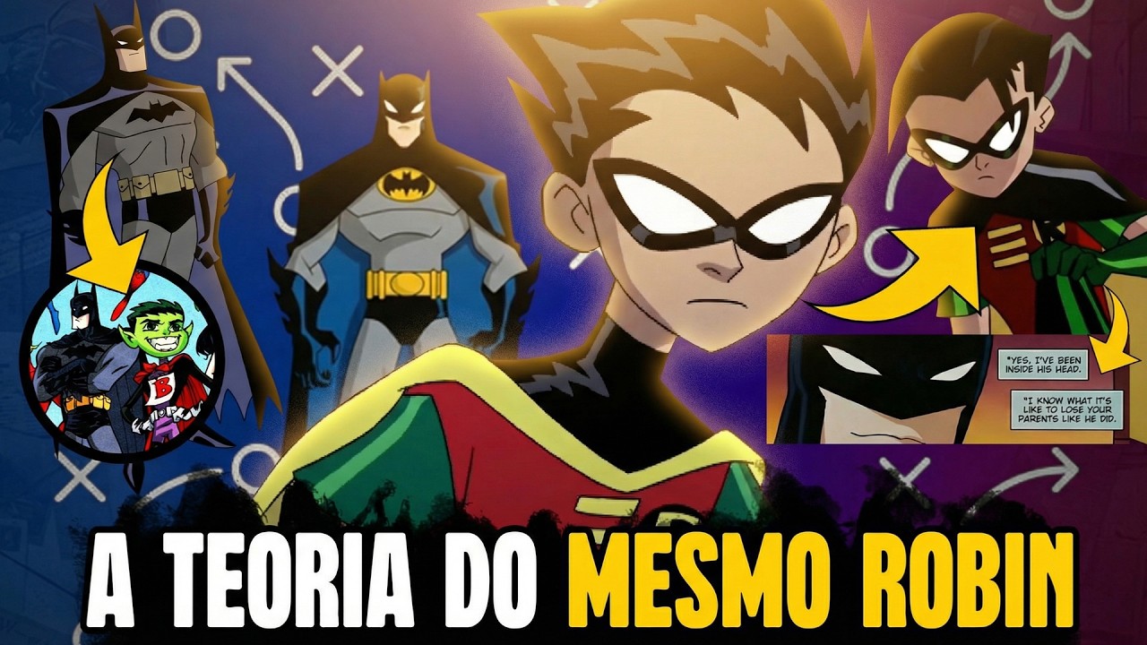 O MISTÉRIO DO ROBIN de JOVENS TITÃS - QUAL UNIVERSO PERTENCE? DCAU ou THE BATMAN
