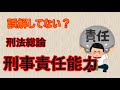 【雑学】刑事責任能力の解説と誤解　【法律】