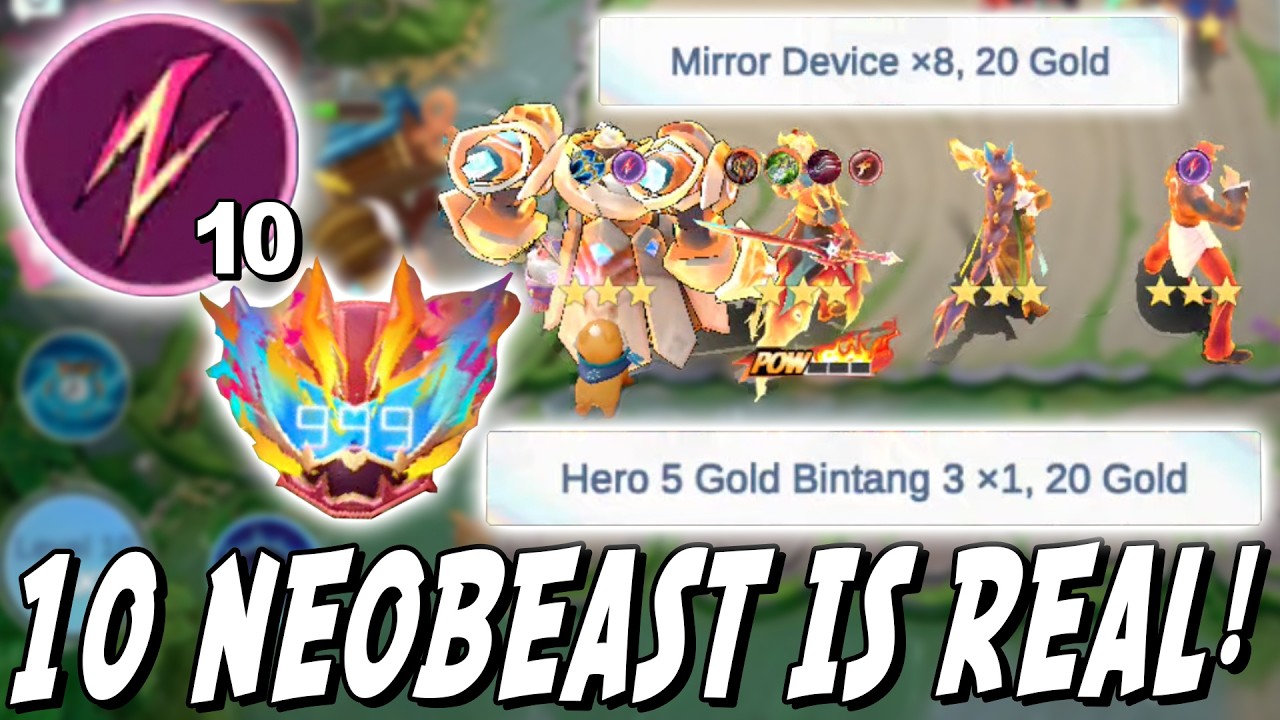 FINALLY ULTRA SINERGY 10 NEOBEAST + 999 STACK !!! LANGSUNG PARTY HERO LEGEND BINTANG 3 !!!