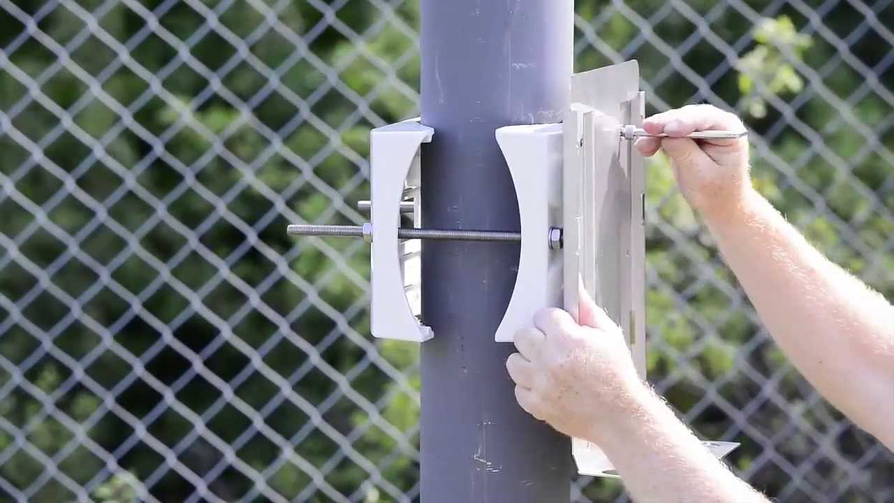 Установка управляемой поворотной IP-камеры видеонаблюдения AXIS ...