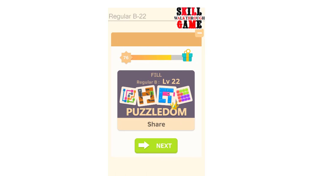 Puzzledom - Fill Regular B Level 1 - 50 - Walkthrough