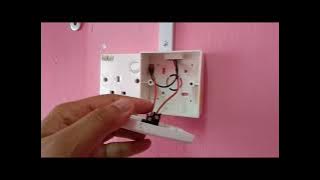 Tutorial wiring 1suis 1lampu  dari soket 13amp(Warning!! OFF SUIS UTAMA DI DB BOX)Rumah sendiri je k