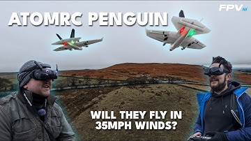 Flying Our ATOMRC Penguins in 35mph Winds! - FPVNI