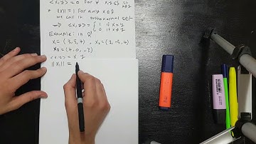 Orthogonal sets / orthonormal set