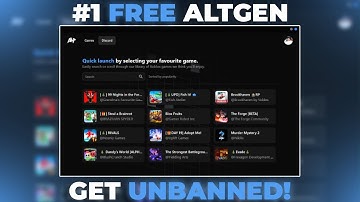 [NEW!] Best Free Roblox Alt Generator! | Altbot | Get Unbanned In Any Game! Byfron Bypass 2025