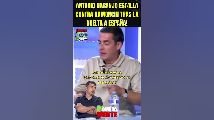 ANTONIO NARANJO EST4LLA CONTRA RAMONCIN TRAS VUELTA A ESPAÑA Y SUELTA UNA VERDAD COMO UN TEMPLO!